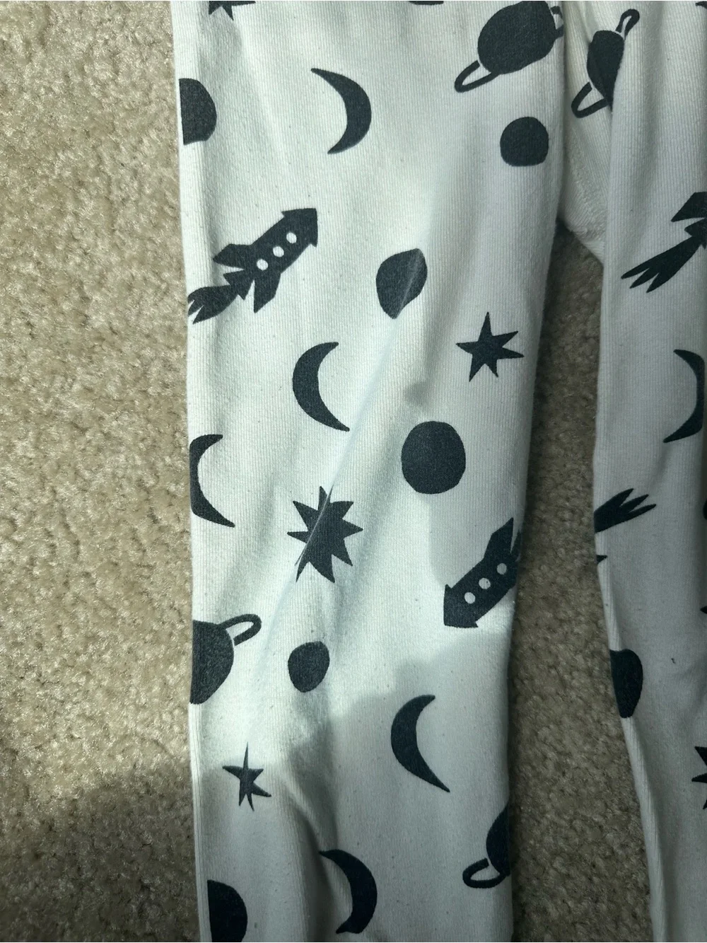Hanna Andersson Boys Space Organic Cotton Pajama Set Size 5 110cm